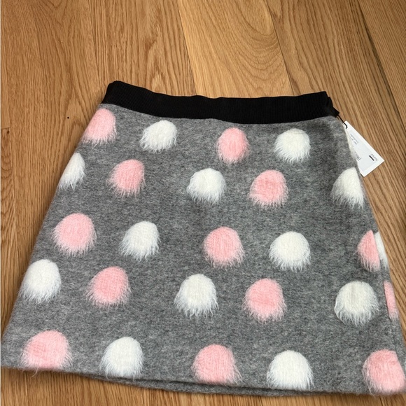 Milly Minis Other - Milly Minis - BNWT Stylish Gray Polka Dot Skirt